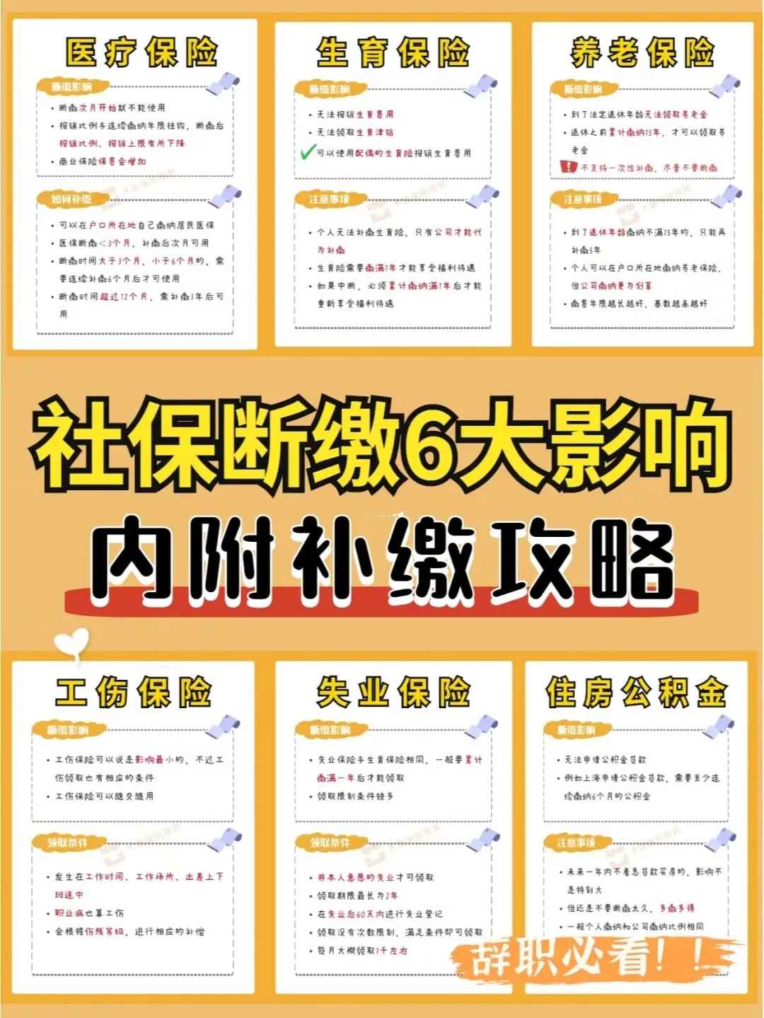 社保断缴6大影响，附最新补缴攻略-保险超市