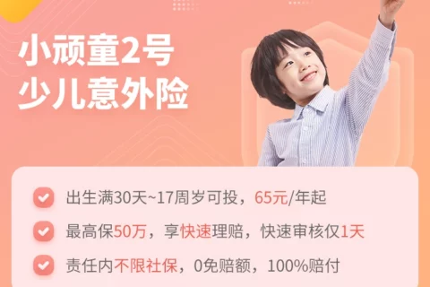 众安小顽童2号少儿意外险-保险超市