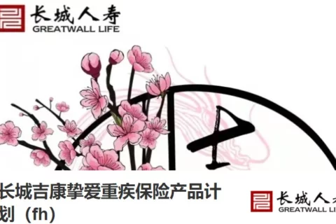 长城吉康挚爱重疾保险产品计划-保险超市