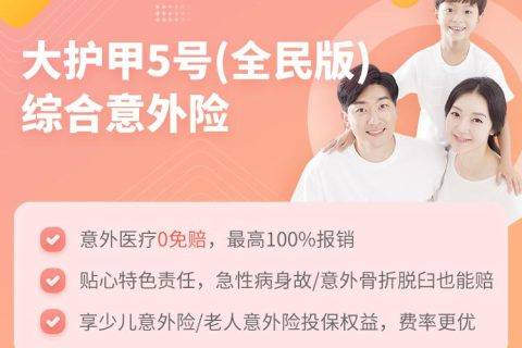 中国人保大护甲5号(全民版)综合意外险-保险超市