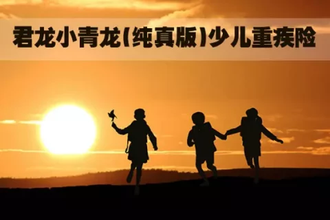 君龙小青龙A款少儿重大疾病保险(互联网)-保险超市