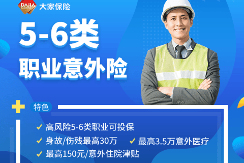 大家保险5-6类职业意外险-保险超市