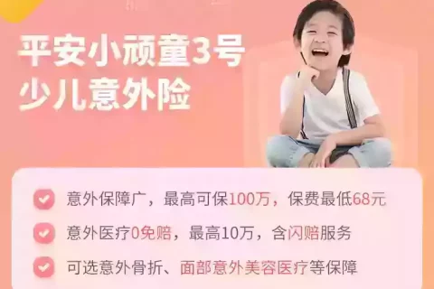 平安小顽童3号少儿意外险-保险超市