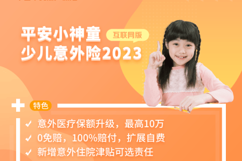 平安小神童少儿意外险2023(互联网版)-保险超市